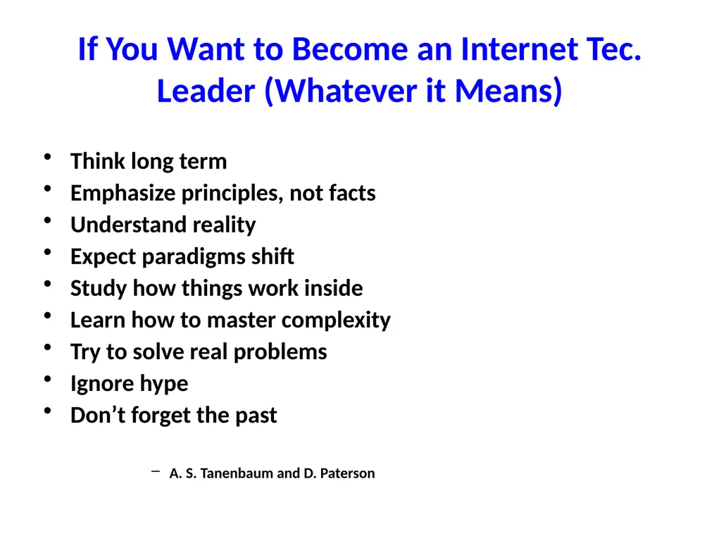Internet — Past, Present (and Future) José - slide 48 of 48