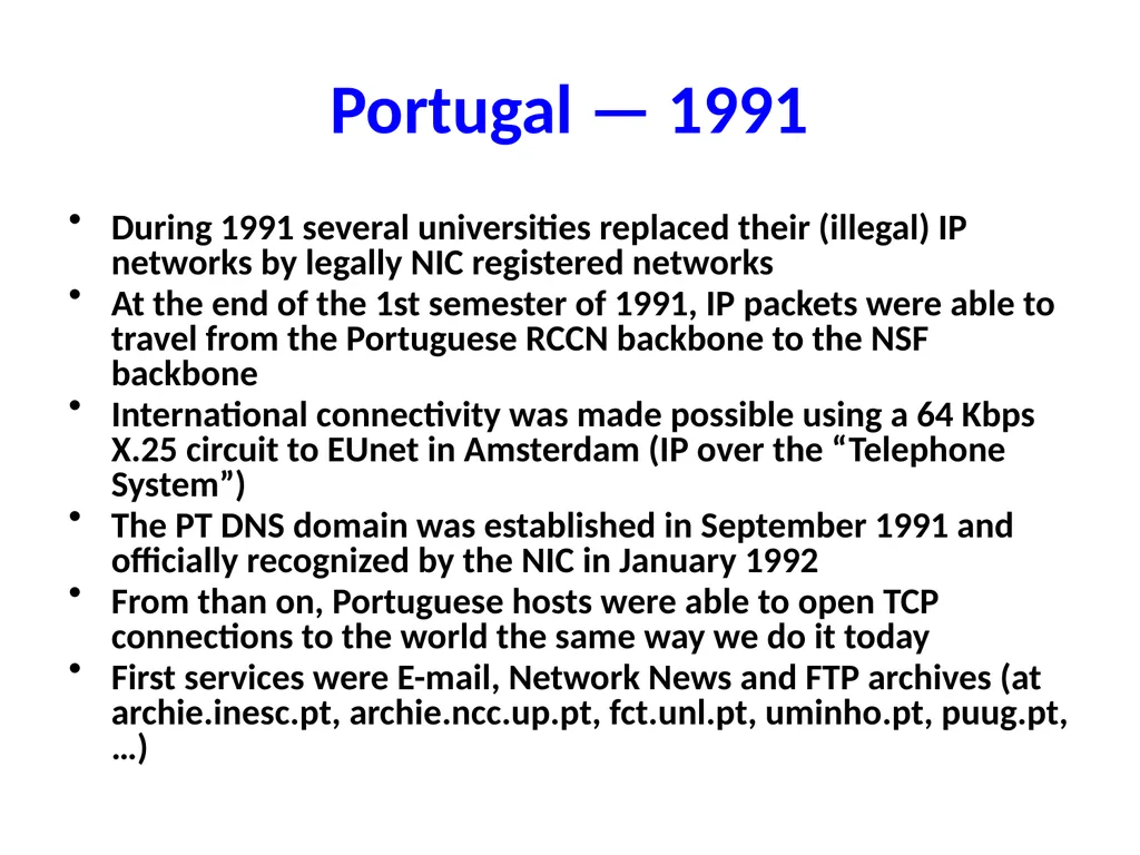 Internet — Past, Present (and Future) José - slide 16 of 48