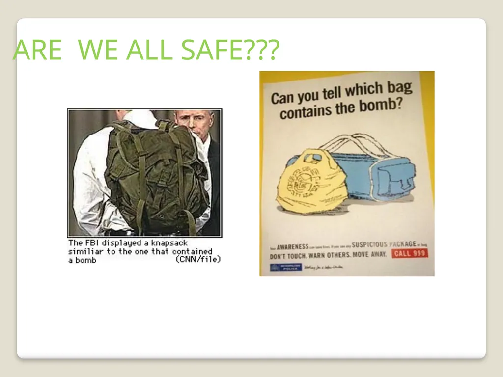 Introduction and detection of explosive compounds - slide 4 of 65