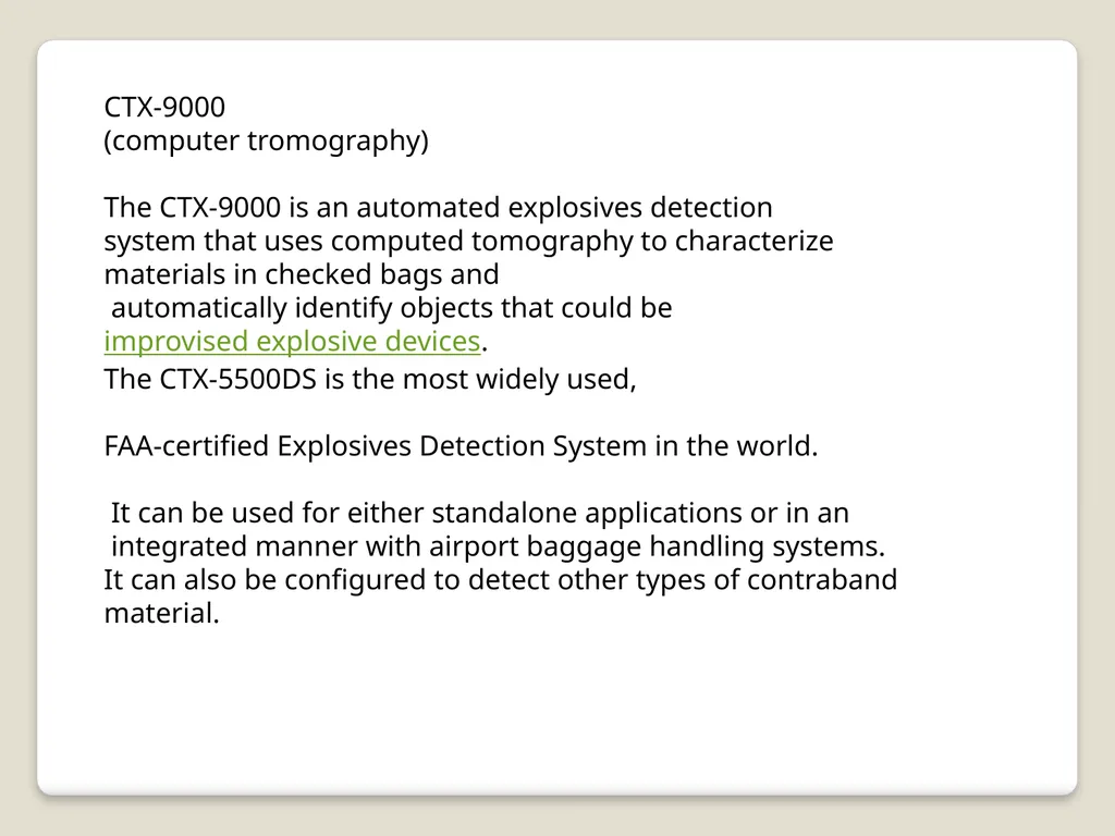 Introduction and detection of explosive compounds - slide 37 of 65