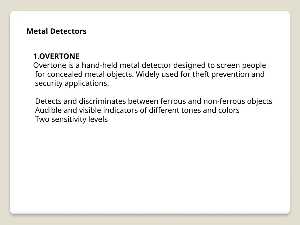 Introduction and detection of explosive compounds - slide 32 of 65