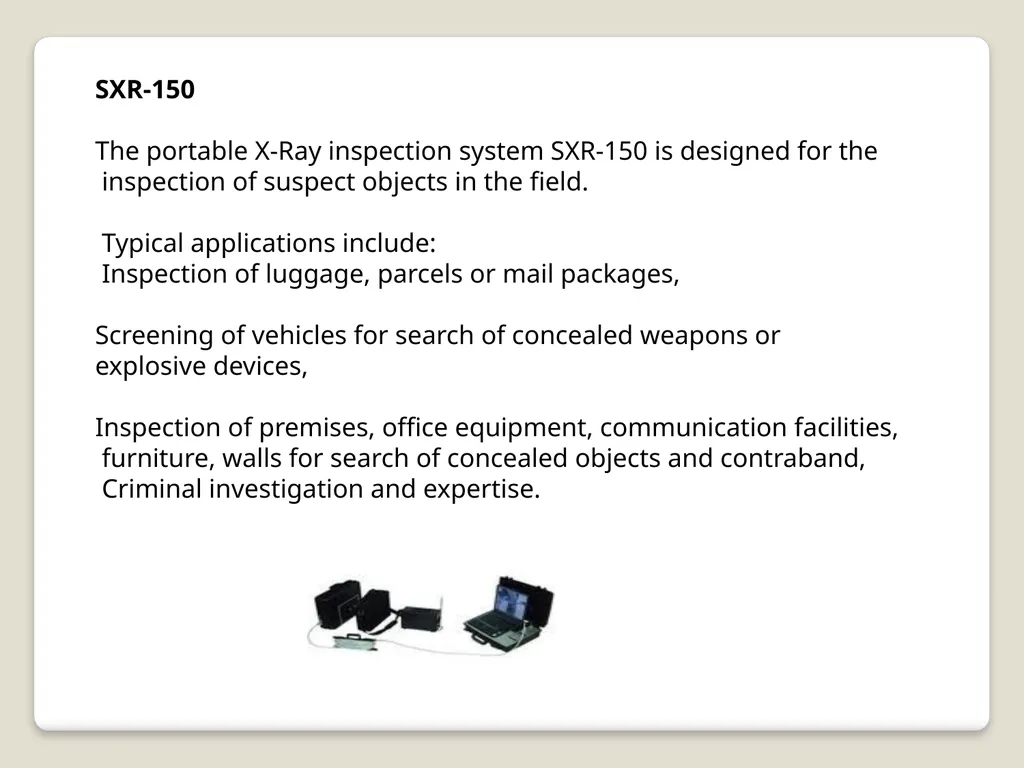 Introduction and detection of explosive compounds - slide 36 of 65