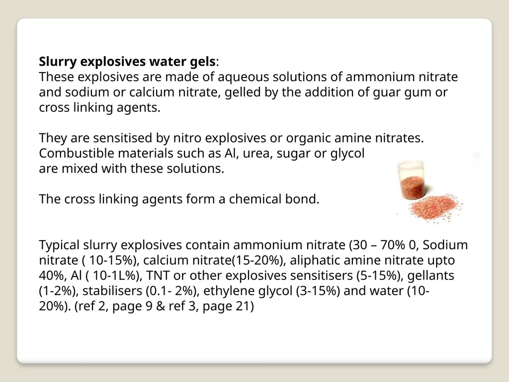 Introduction and detection of explosive compounds - slide 16 of 65