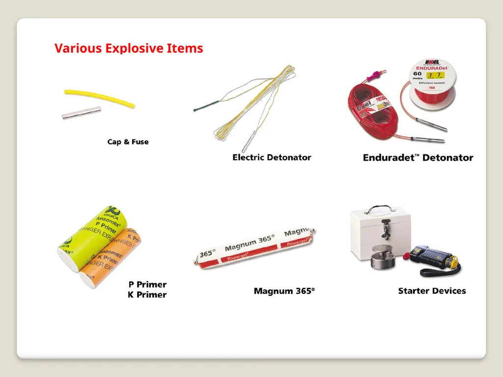 Introduction and detection of explosive compounds - slide 27 of 65