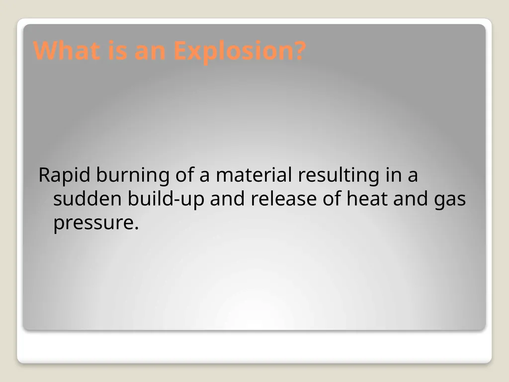 Introduction and detection of explosive compounds - slide 6 of 65