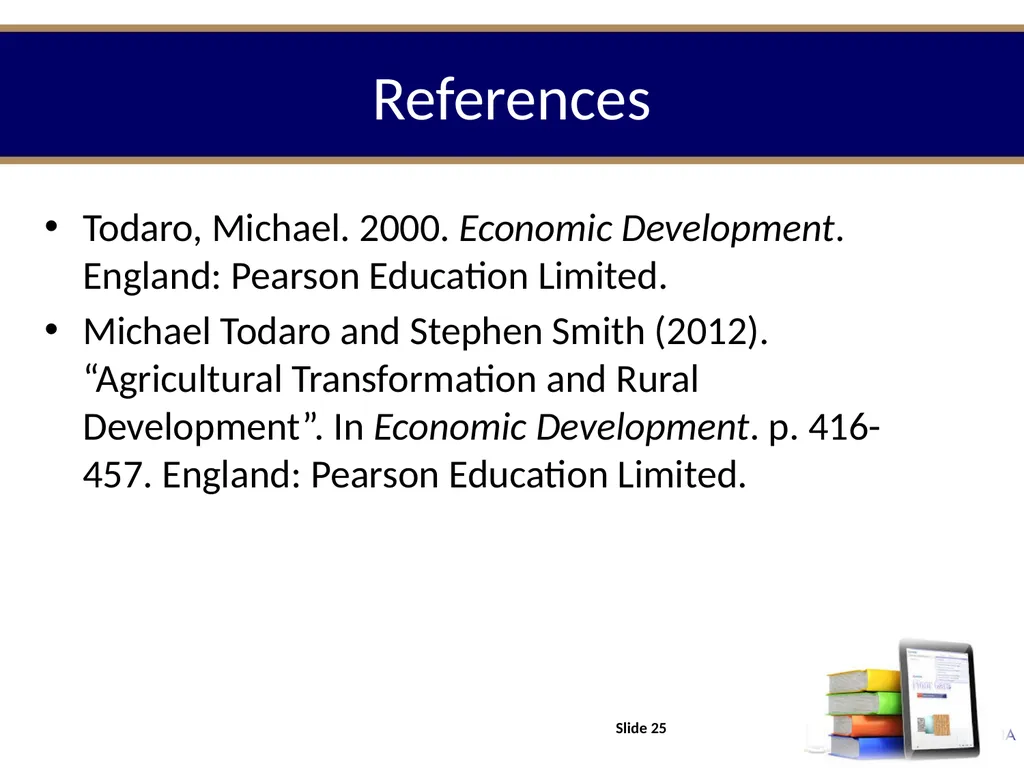 POLI 211 Introduction to Development Studies - slide 25 of 25
