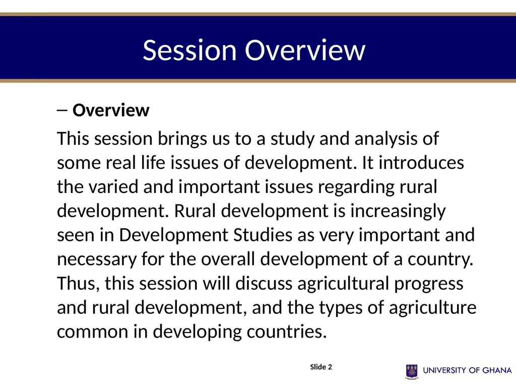 POLI 211 Introduction to Development Studies - slide 2 of 25