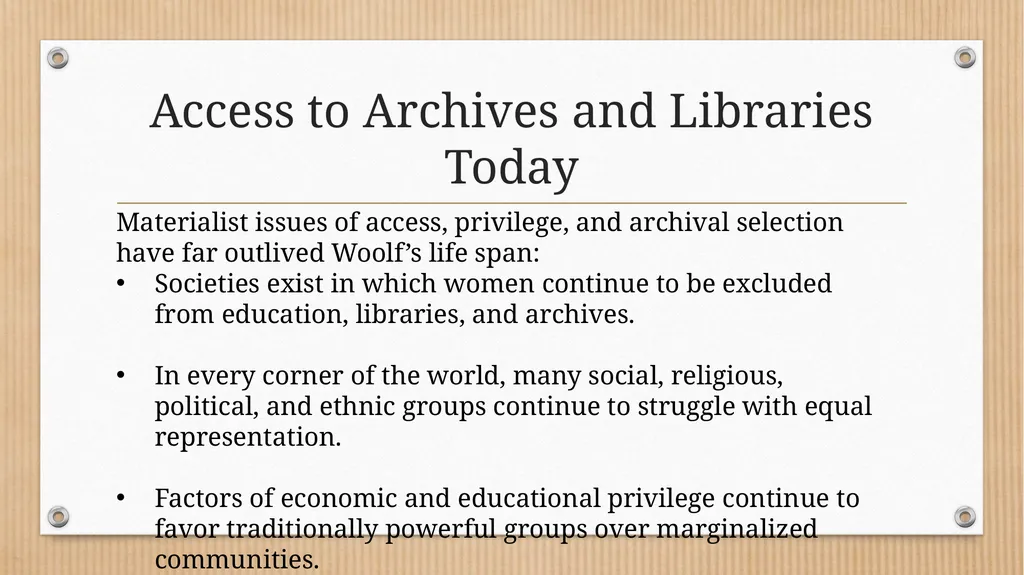 “Some Methodical Person”: Querying Virginia - slide 25 of 51