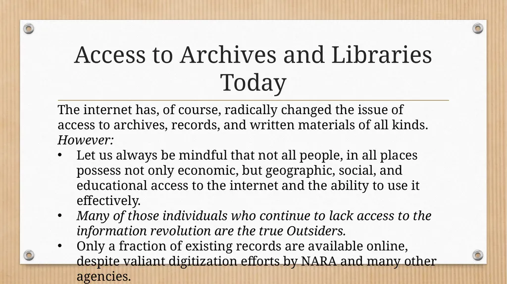 “Some Methodical Person”: Querying Virginia - slide 27 of 51