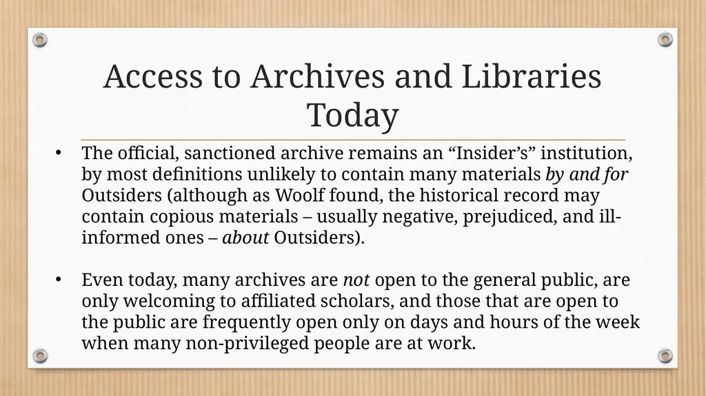 “Some Methodical Person”: Querying Virginia - slide 28 of 51