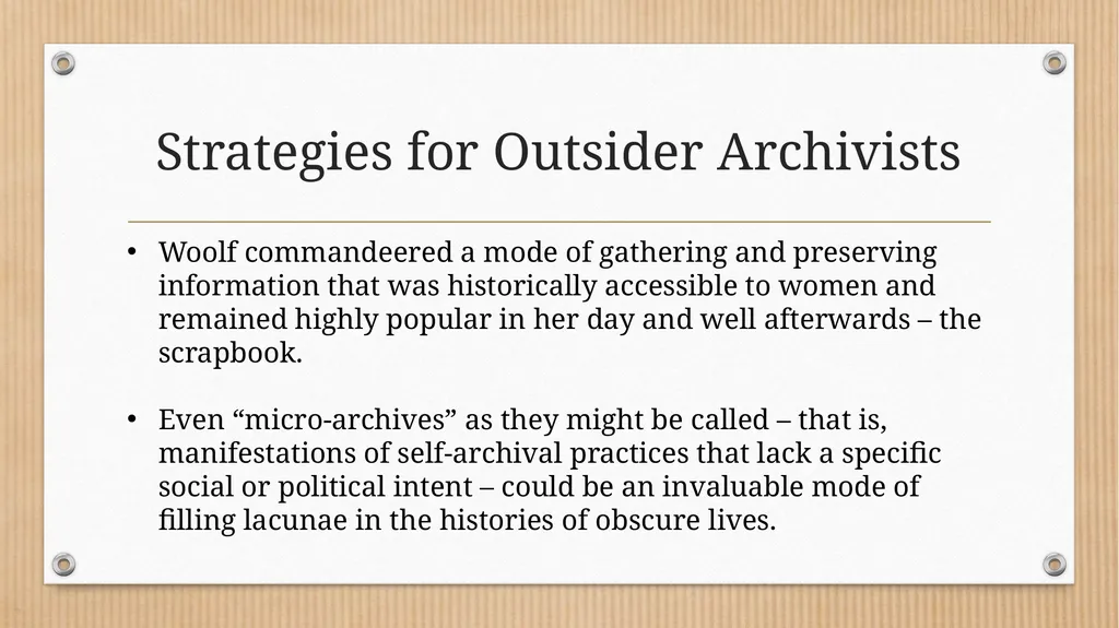 “Some Methodical Person”: Querying Virginia - slide 34 of 51