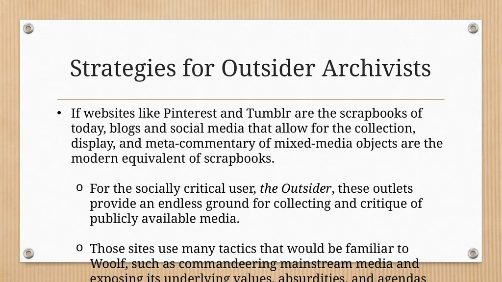 “Some Methodical Person”: Querying Virginia - slide 36 of 51