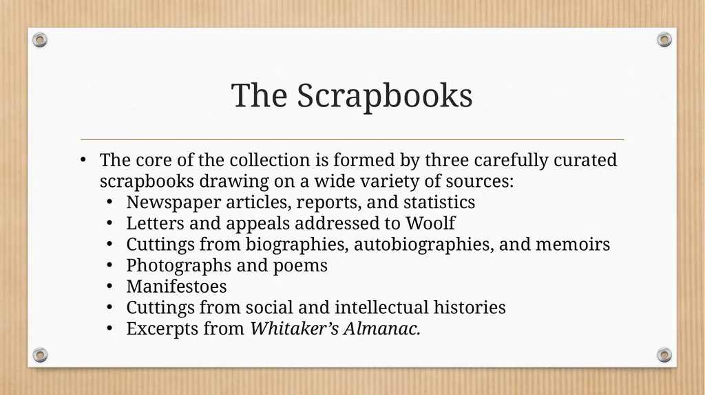 “Some Methodical Person”: Querying Virginia - slide 9 of 51