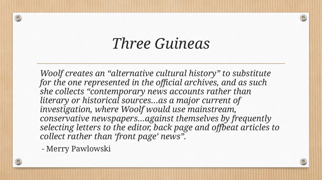 “Some Methodical Person”: Querying Virginia - slide 12 of 51