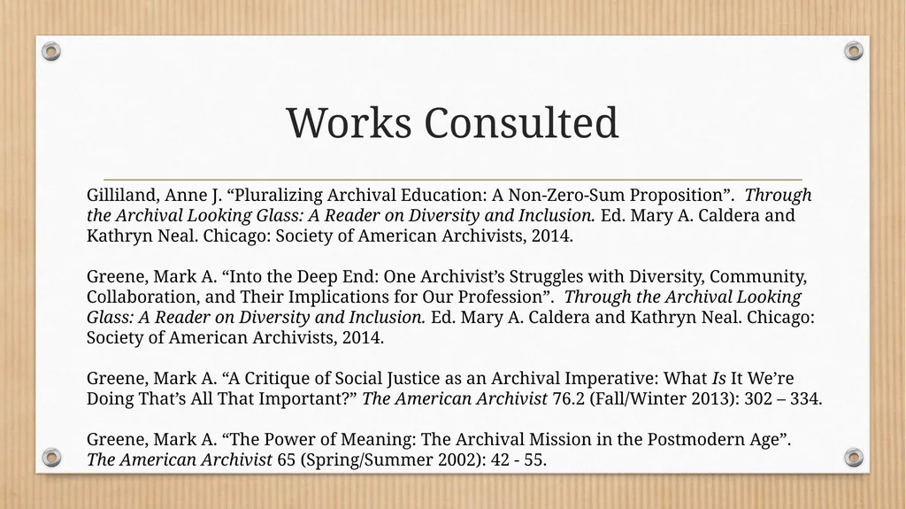 “Some Methodical Person”: Querying Virginia - slide 45 of 51