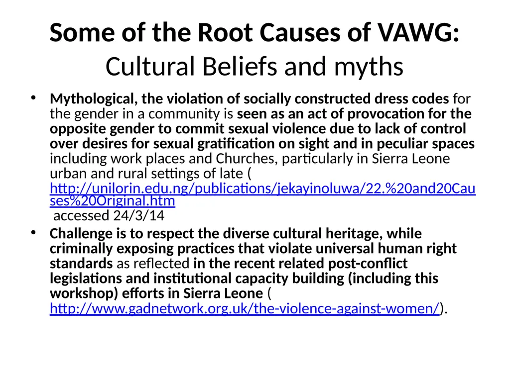 INTER-PARLIAMENTRY UNION WORKSHOP IN SIERRA LEONE - slide 18 of 27