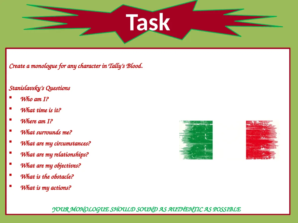 Drama Today we will be learning about: The - slide 39 of 94