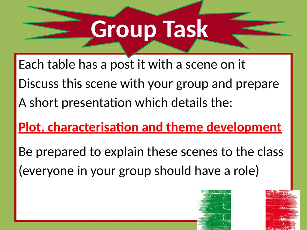 Drama Today we will be learning about: The - slide 53 of 94