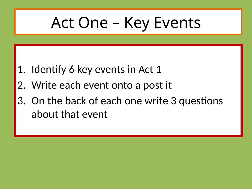 Drama Today we will be learning about: The - slide 47 of 94