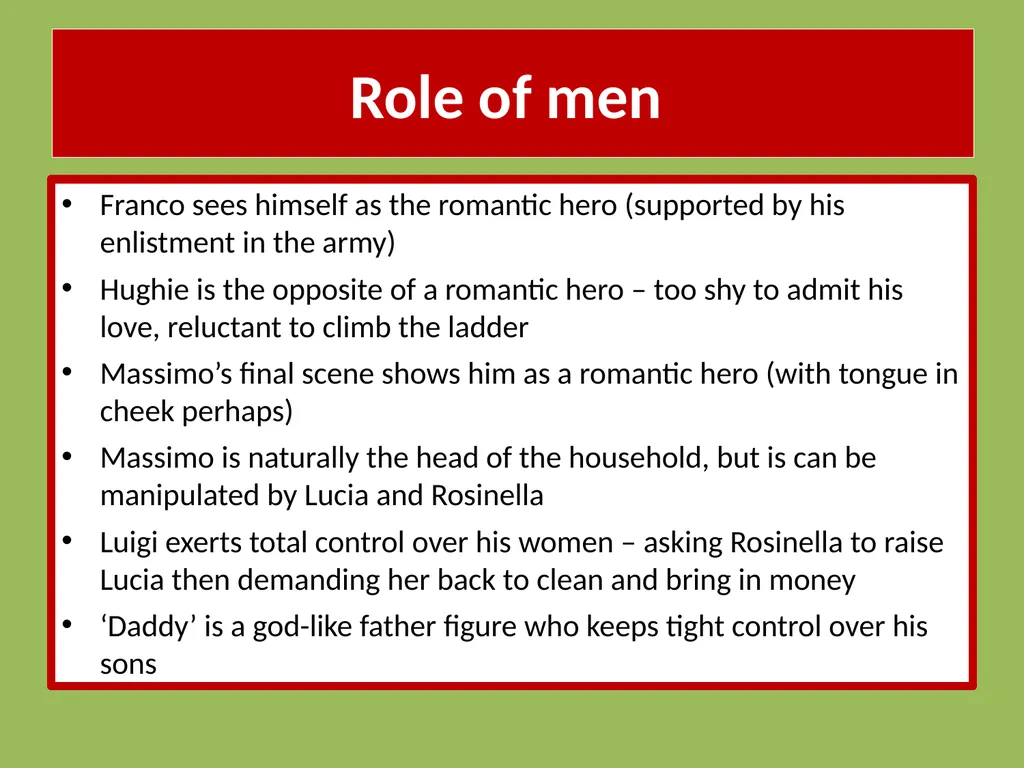 Drama Today we will be learning about: The - slide 81 of 94