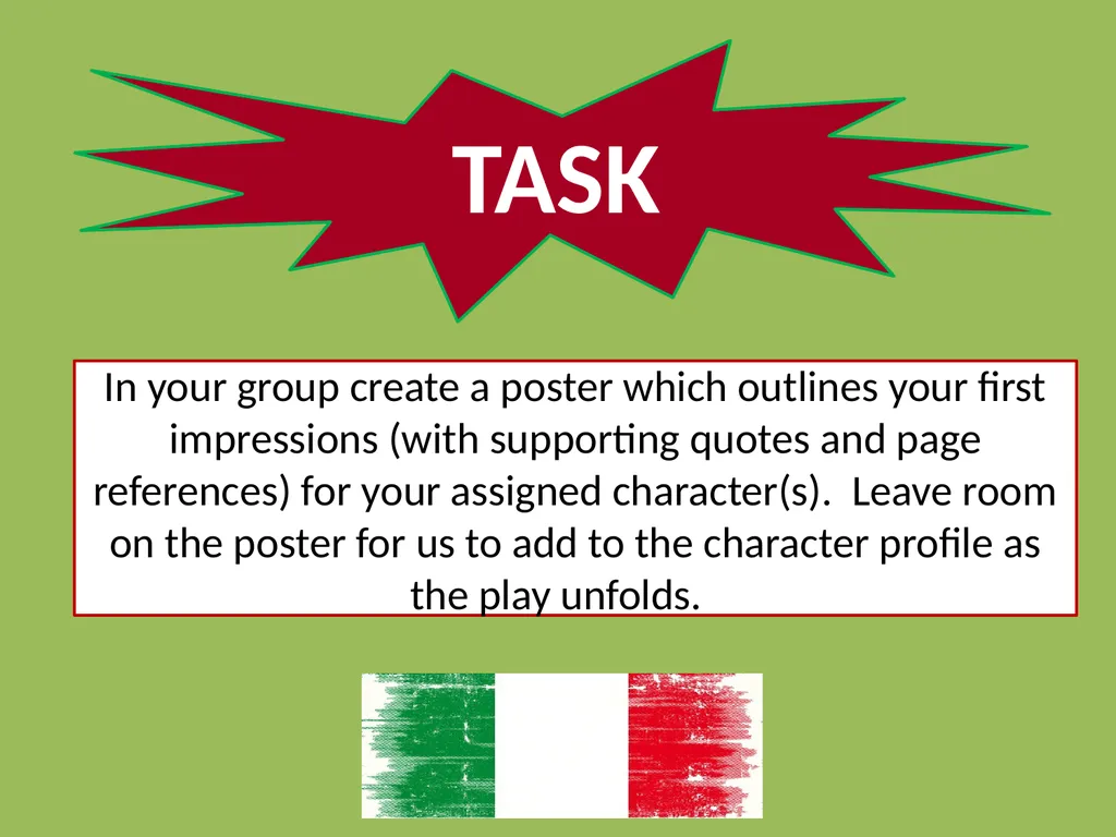 Drama Today we will be learning about: The - slide 24 of 94