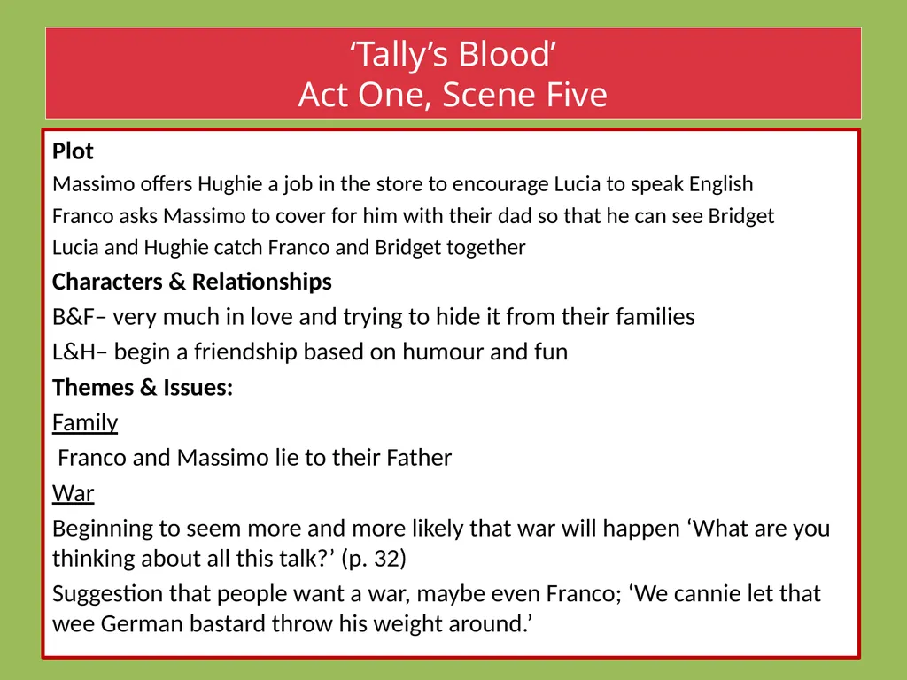 Drama Today we will be learning about: The - slide 22 of 94