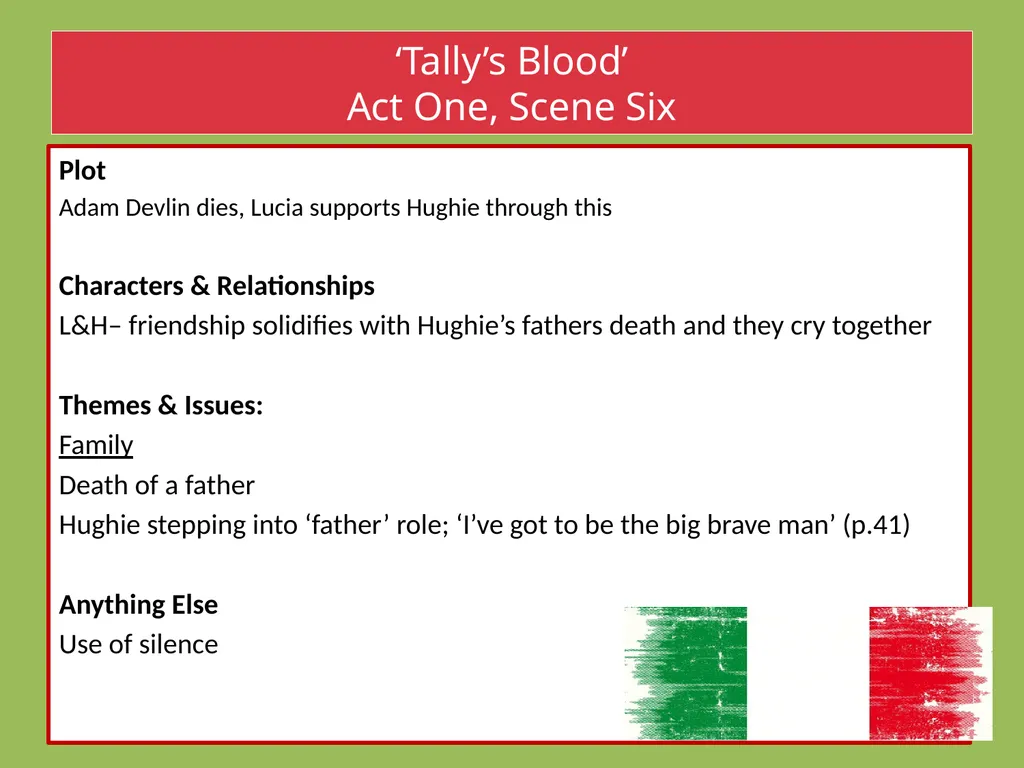 Drama Today we will be learning about: The - slide 23 of 94