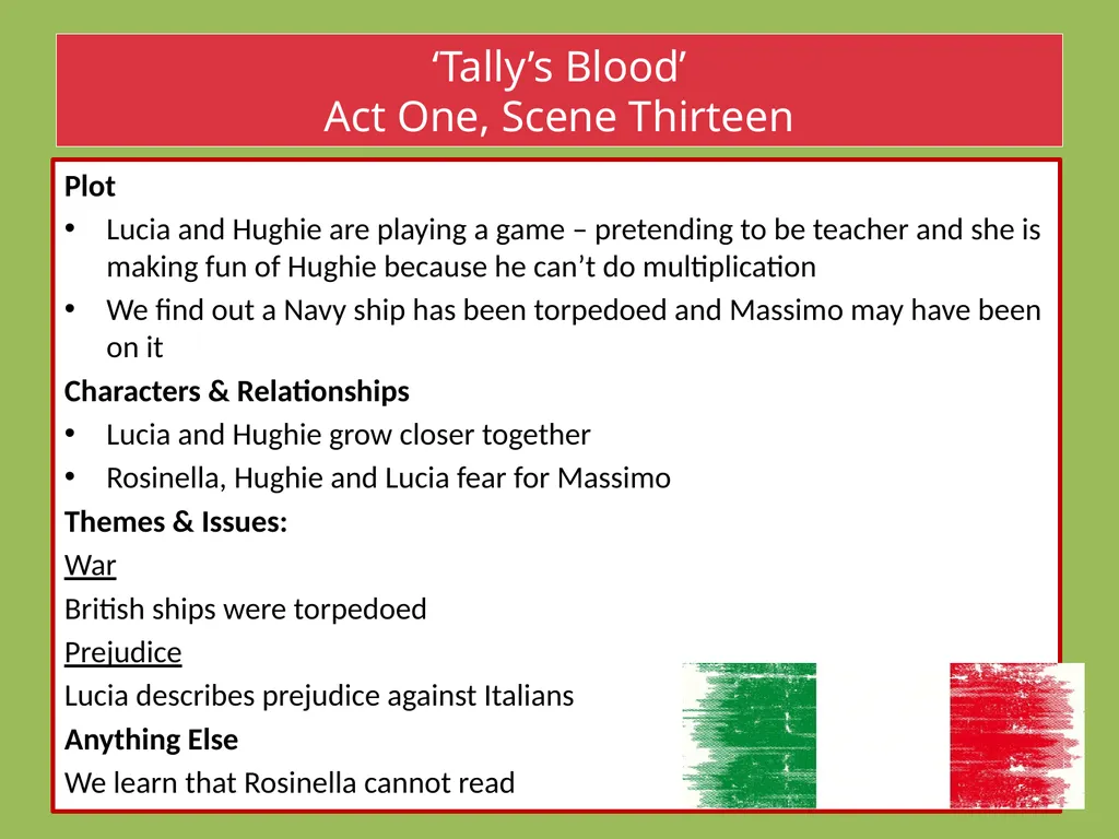 Drama Today we will be learning about: The - slide 42 of 94