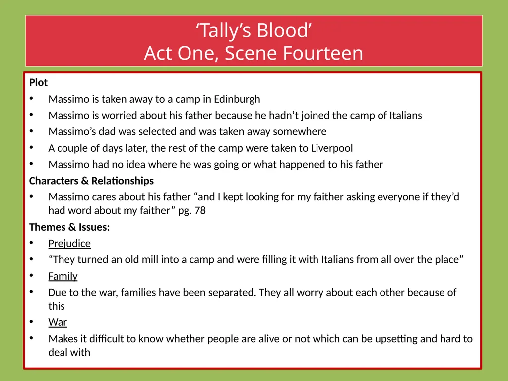 Drama Today we will be learning about: The - slide 43 of 94