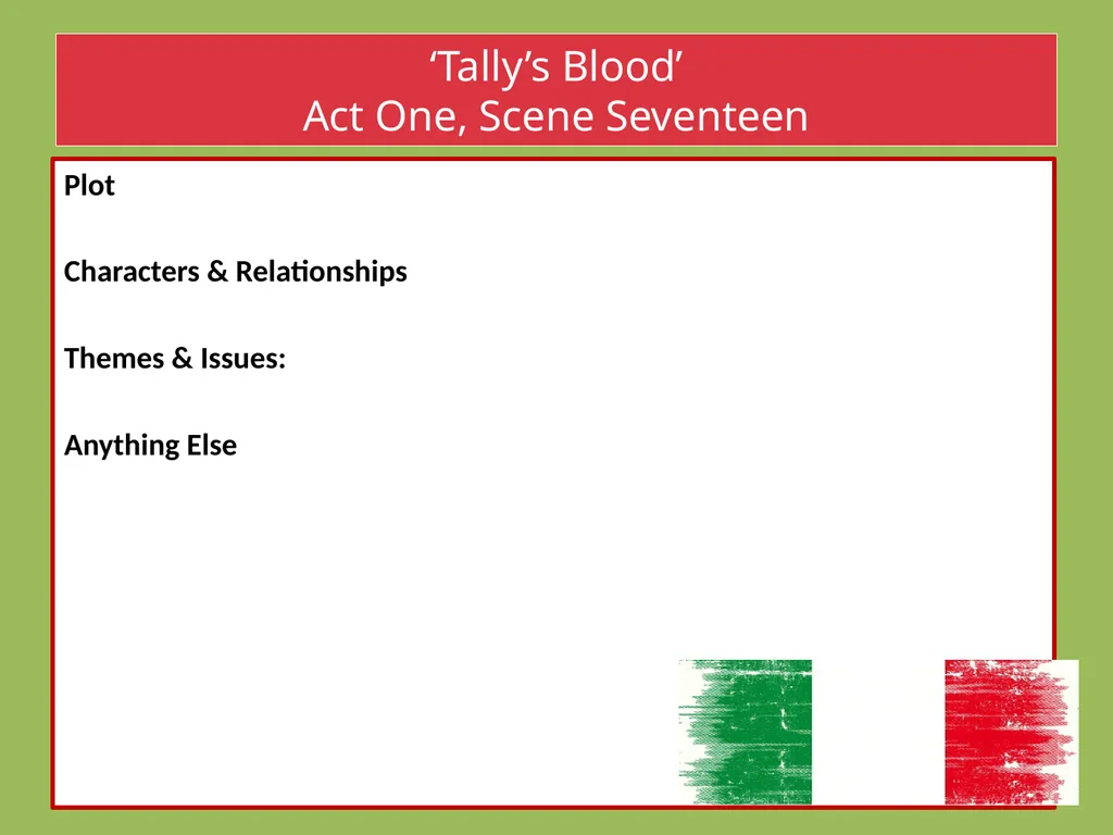 Drama Today we will be learning about: The - slide 46 of 94