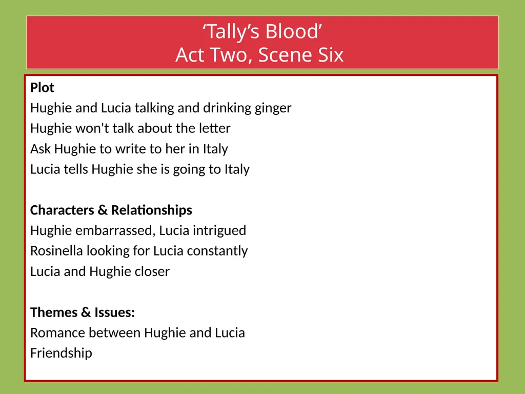 Drama Today we will be learning about: The - slide 56 of 94
