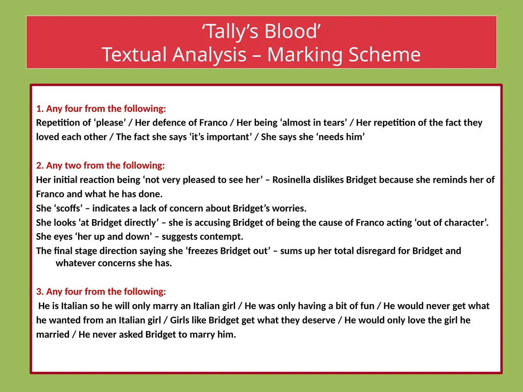 Drama Today we will be learning about: The - slide 35 of 94