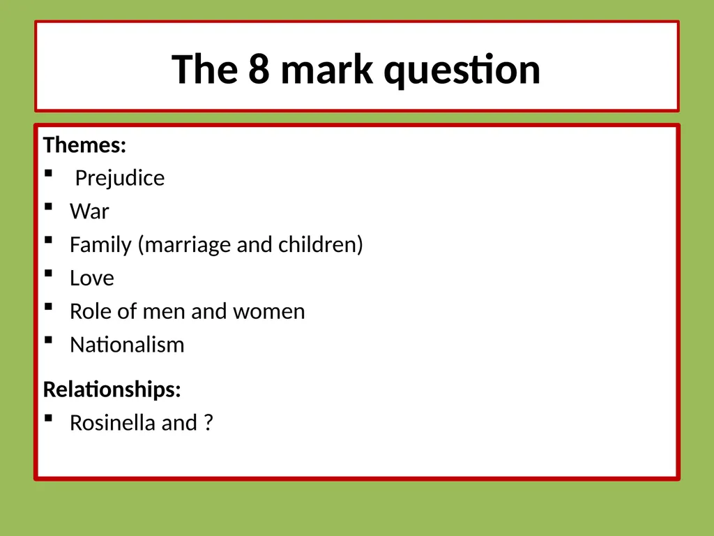 Drama Today we will be learning about: The - slide 89 of 94