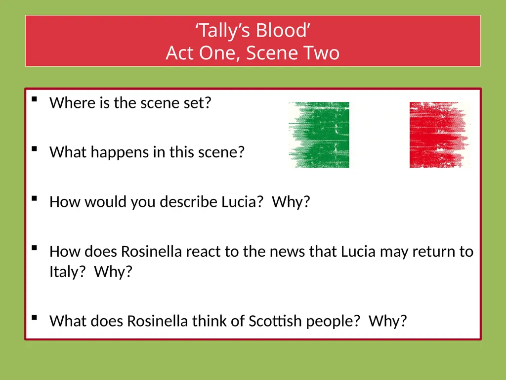 Drama Today we will be learning about: The - slide 16 of 94