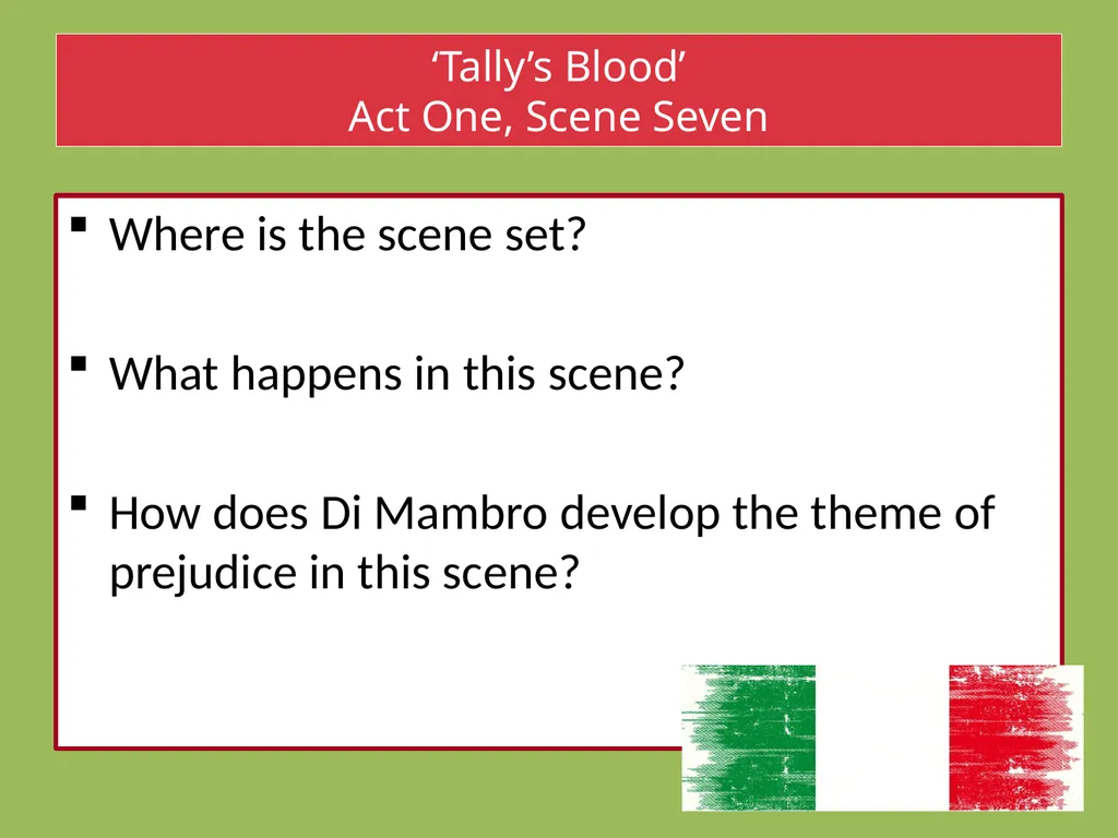 Drama Today we will be learning about: The - slide 25 of 94