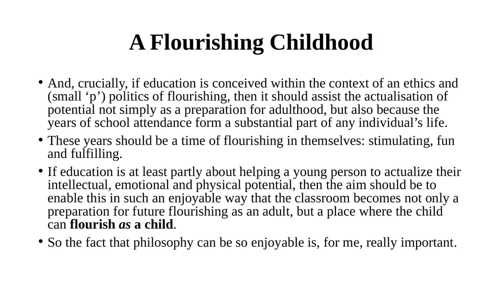 The Case for Philosophy in Schools APT Inaugural - slide 9 of 24