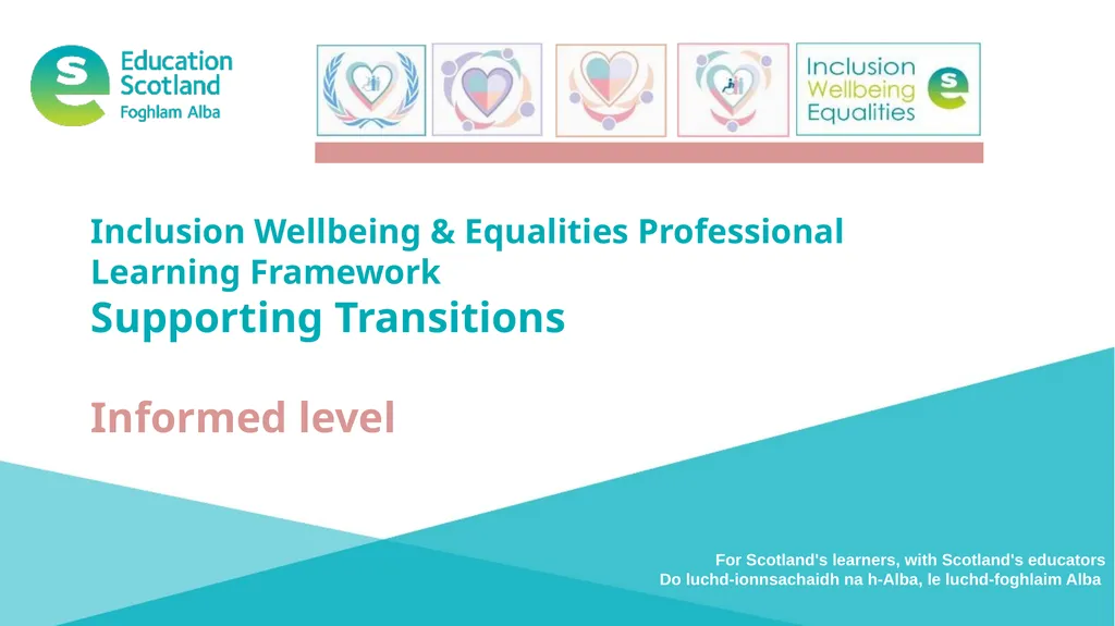 Inclusion Wellbeing & Equalities Professional - slide 1 of 23