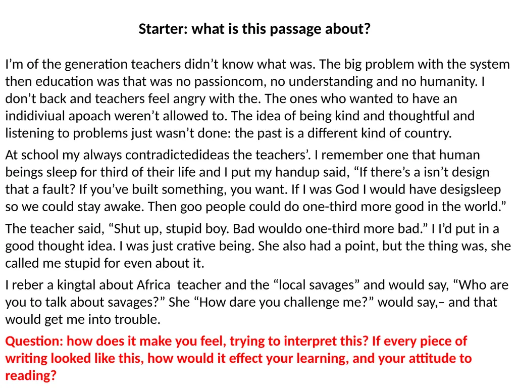 IGCSE Language Teaching materials to use from - slide 5 of 37