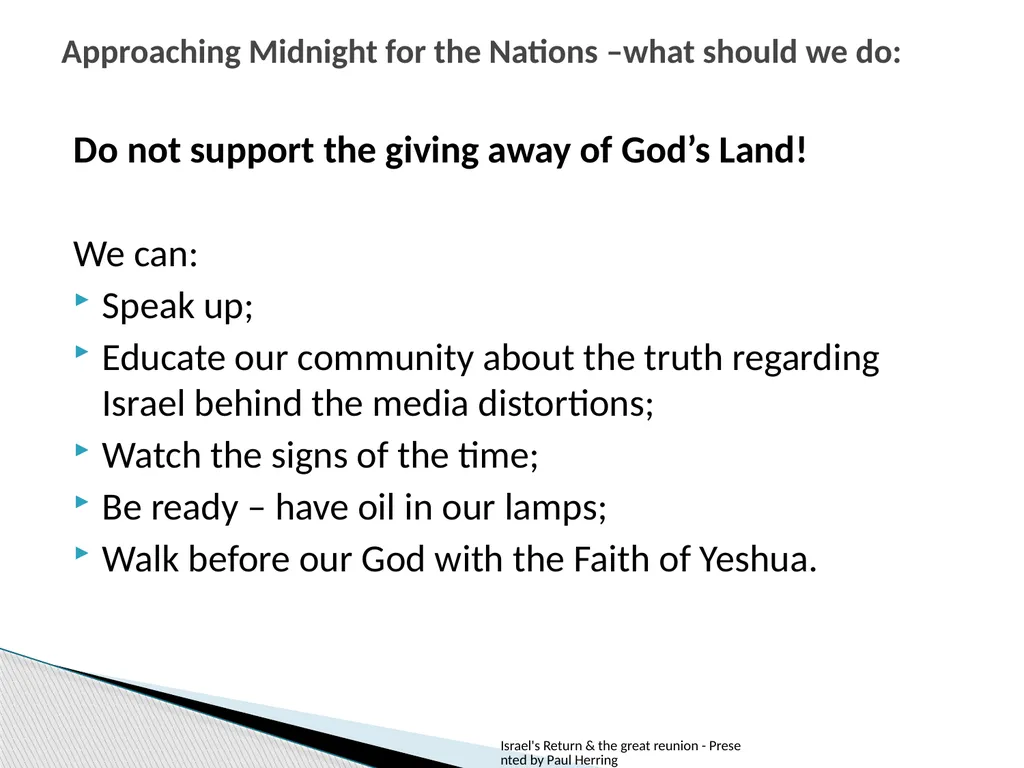 Approaching Midnight for the Nations The Great - slide 35 of 35