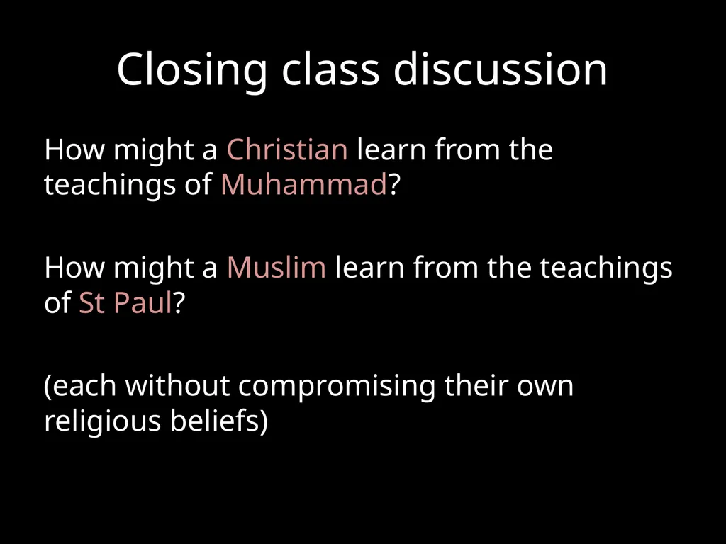 Two Chairs Exchange For AQA GCSE RS Lesson 3: - slide 11 of 12