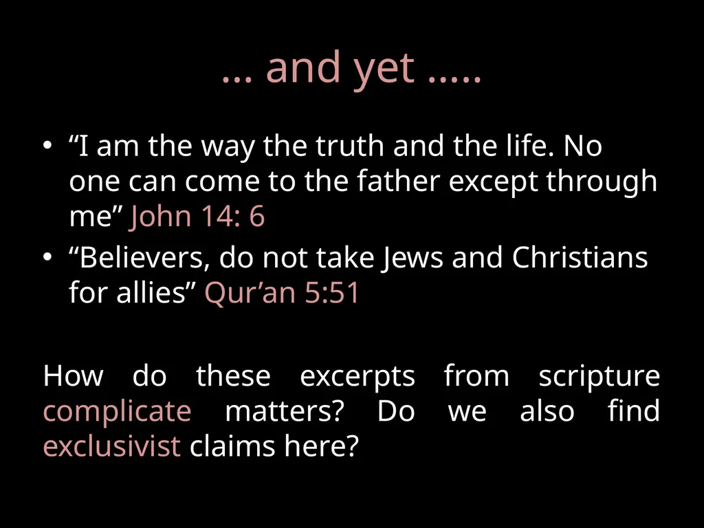 Two Chairs Exchange For AQA GCSE RS Lesson 3: - slide 9 of 12