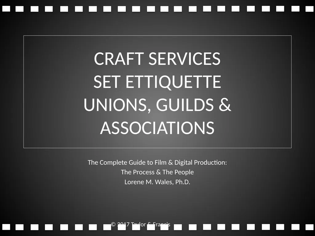 The Complete Guide to Film & Digital Production: - slide 1 of 39