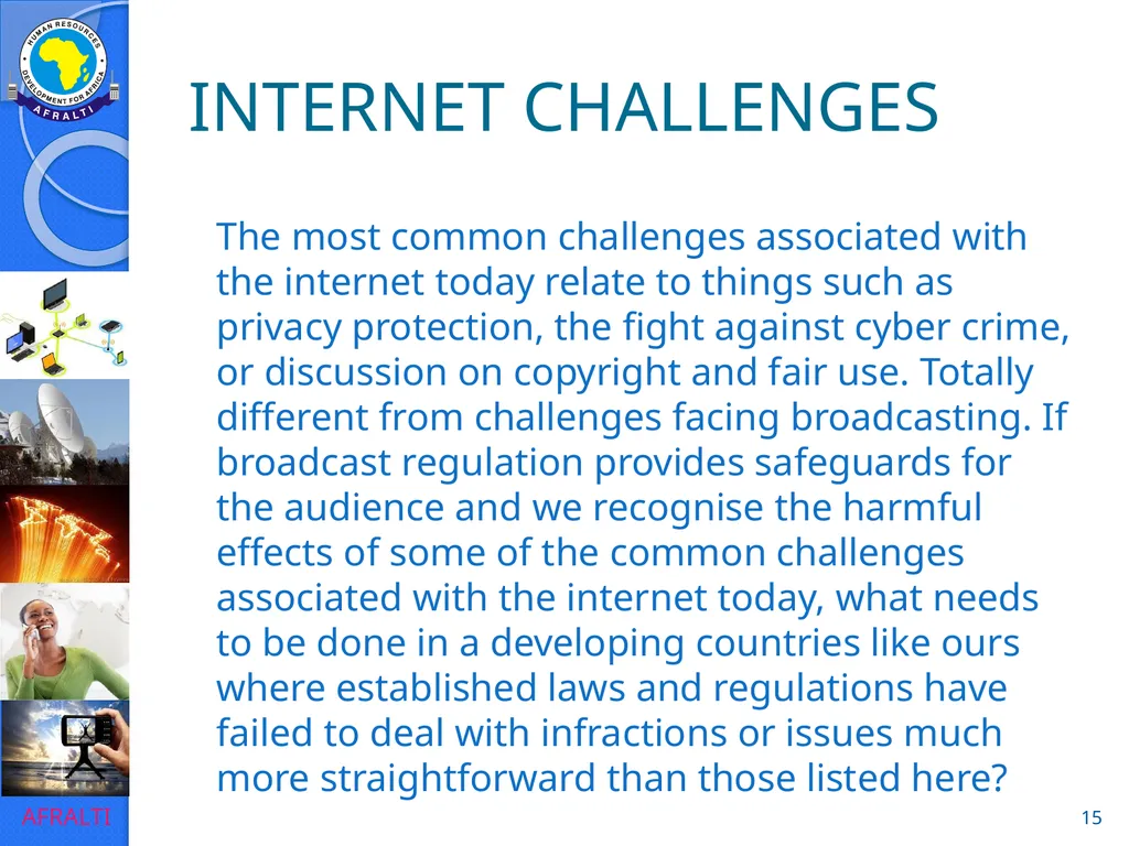 Broadcast Policy and Regulation (Licensing) ‘Yomi - slide 15 of 23