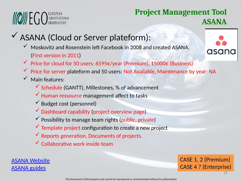 Projects Management Tool Survey of Projects - slide 18 of 28