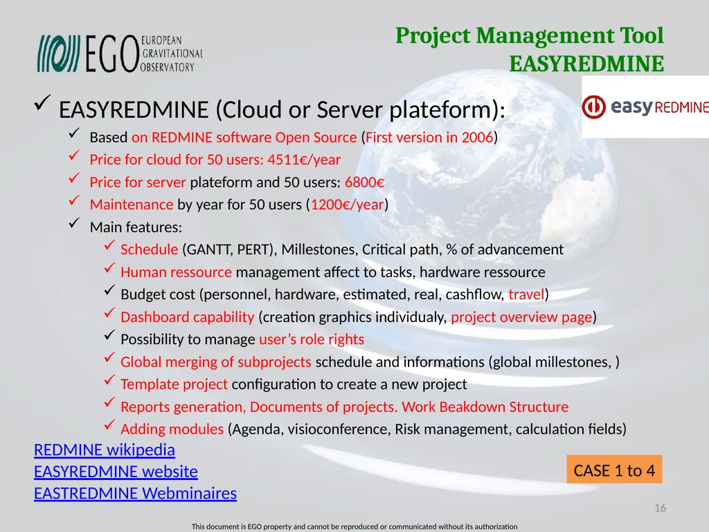 Projects Management Tool Survey of Projects - slide 16 of 28