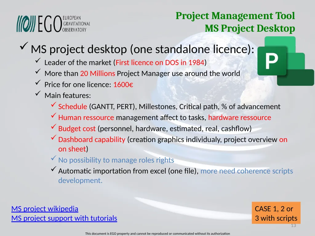 Projects Management Tool Survey of Projects - slide 13 of 28