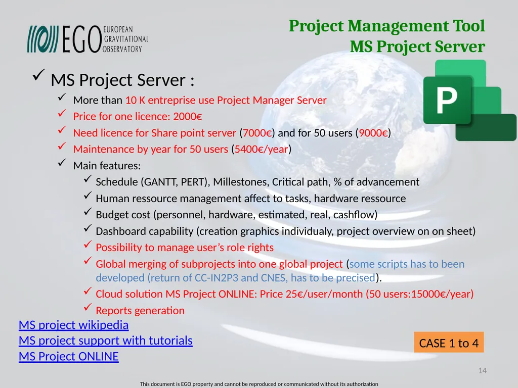 Projects Management Tool Survey of Projects - slide 14 of 28