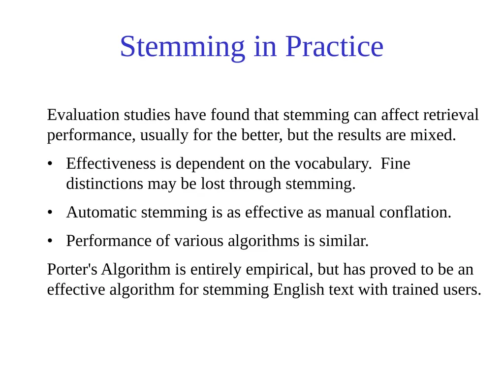 Text Processing, Tokenization, & Characteristics - slide 47 of 114
