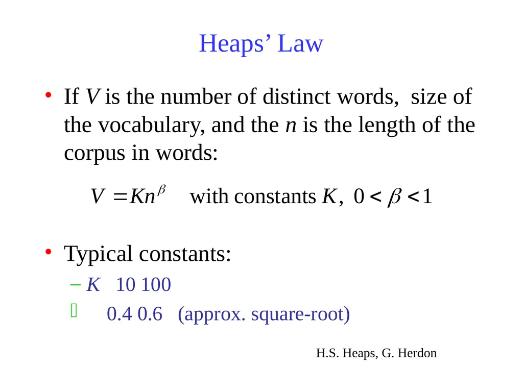 Text Processing, Tokenization, & Characteristics - slide 101 of 114