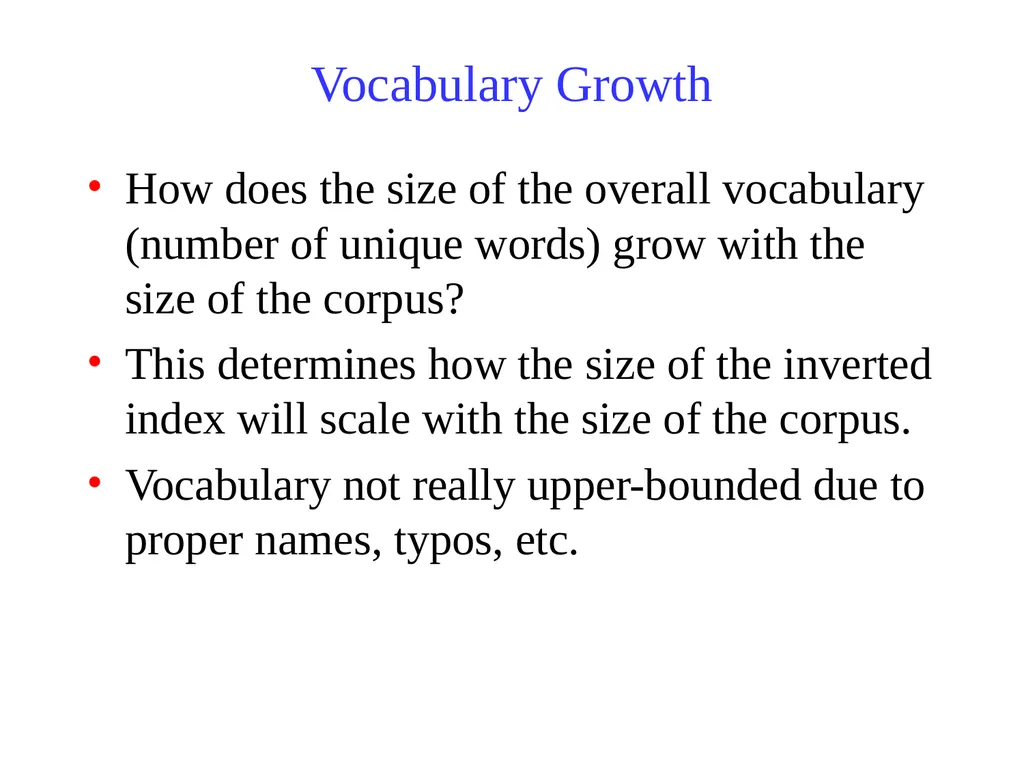 Text Processing, Tokenization, & Characteristics - slide 100 of 114